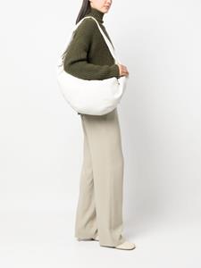 Lemaire Croissant leren schoudertas - Wit