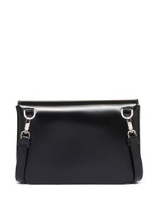 Prada Leren messengertas - Zwart