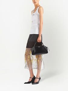 Prada Leren draagtas - Zwart
