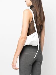 Mugler Spiral Curve kleine schoudertas - Wit