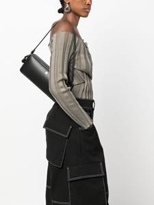 Courrèges Cloud logo-plaque shoulder bag - Zwart