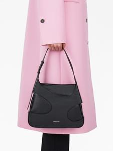 Ferragamo Schoudertas met uitgesneden details - Zwart