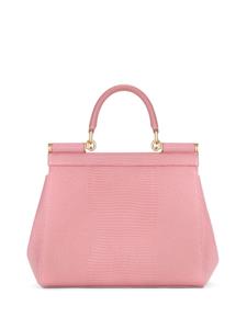 Dolce & Gabbana Medium Sicily schoudertas - Roze