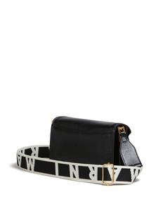 Marni logo-strap shoulder bag - Zwart