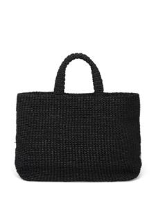 Prada Raffia shopper - Zwart