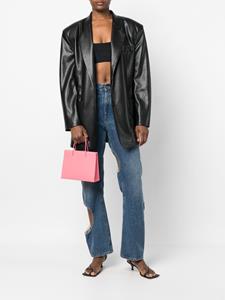 Medea Shopper met logoprint - Roze