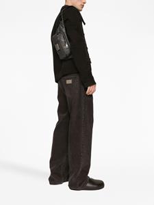 Dolce & Gabbana Heuptas met logo-jacquard - Zwart