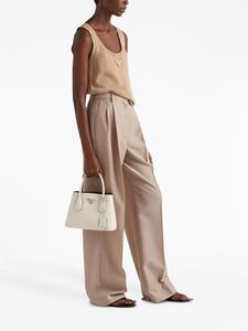 Prada Mini-tas van saffiano leer - Wit