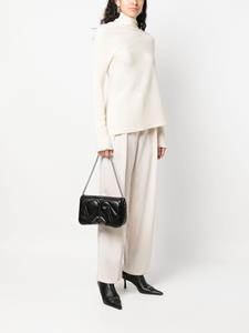 Alexander McQueen small The Seal shoulder bag - Zwart