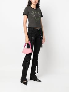 Gcds small Comma shoulder bag - Roze