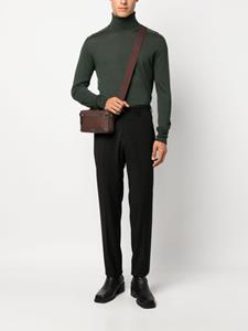 Aspinal Of London Reporter Compact leather crossbody bag - Bruin