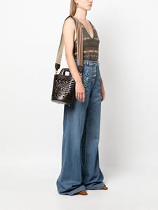 ETRO Coffa leather bucket bag - Bruin