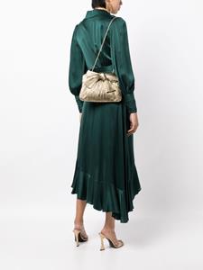 Loeffler Randall Rayne plissé-effect clutch bag - Goud
