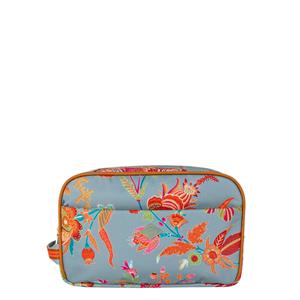 Oilily Chloe Pocket Cosmetic Bag young sits light blue