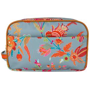 Oilily Chloe Pocket Cosmetic Bag young sits light blue