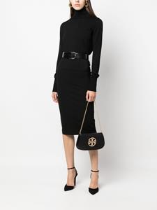 Tory Burch Reva logo-plaque shoulder bag - Zwart