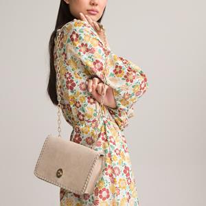 LA REDOUTE COLLECTIONS Handtas in leer en ketting