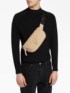 Giuseppe Zanotti Mirto heuptas met logoplakkaat - Beige
