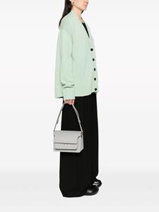 Marni medium Trunk Saffiano leather shoulder bag - Grijs
