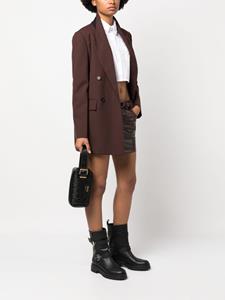 Miu Miu Shopper met logoplakkaat - Zwart