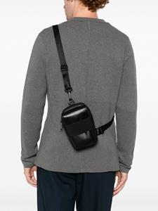 Calvin Klein Tech Reporter faux-leather bag - Zwart