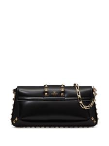 Valentino Rockstud leren schoudertas - Zwart