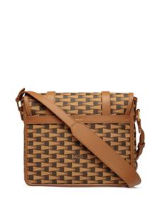 Bally Games logo-print messenger bag - Bruin