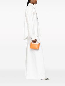 EÉRA Moon logo-engraved leather tote bag - Oranje