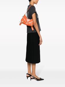 BIASIA Y2K leather shoulder bag - Oranje