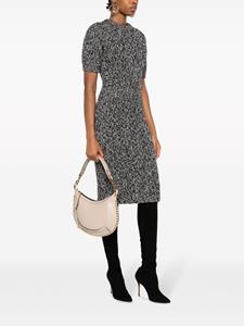 ISABEL MARANT Oskan stud-embellished shoulder bag - Beige