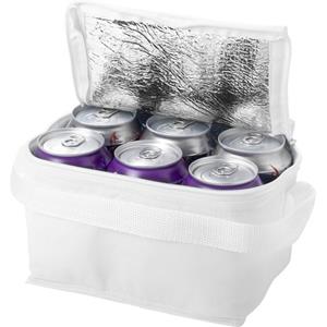 1x Witte mini koeltassen 20 cm voor 6/sixpack blikjes 3,5 liter -