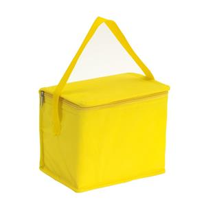 Kleine koeltas voor lunch geel 20 x 13 x 17 cm 4.5 liter -