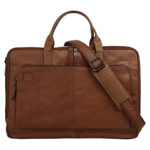 X-Zone Laptoptas echt leder