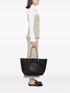 Tory Burch Ella Chain padded tote bag - Zwart