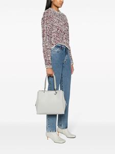 Emporio Armani Palmellato logo-charm tote bag - Grijs