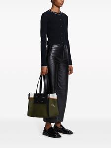 Proenza Schouler White Label large Morris canvas tote bag - Groen