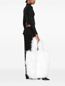 Vivetta faux-fur shoulder bag - Wit