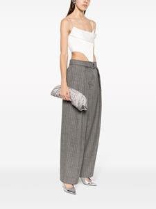 Benedetta Bruzziches Venus La Couchee crystal-embellished clutch - Zilver
