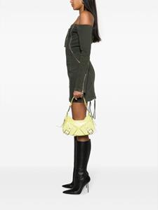 BIASIA Y2K crocodile-embossed leather shoulder bag - Geel