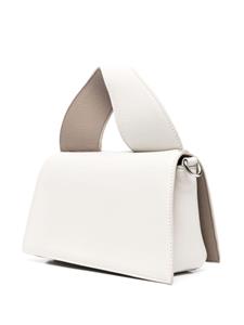 Vic Matié Elena schoudertas met logoplakkaat - Beige