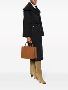 Elisabetta Franchi Shopper met logo-reliëf - 600 CUOIO