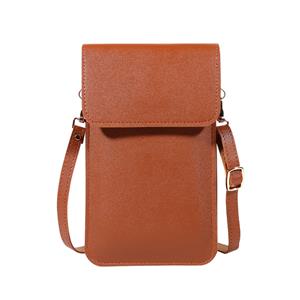 Coverzs Telefoontasje crossbody (bruin)