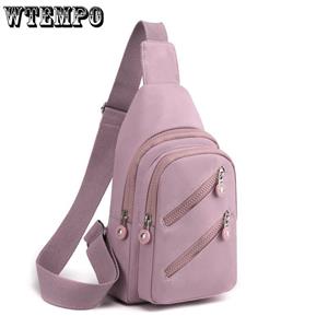 Chest Bag Women's Fashion Women's One-shoulder Messenger Bag Leisure Versatile Printed Chest Small Backpack