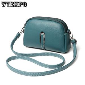 WTEMPO Echt lederen tas luxe vrouwen handtassen tas voor vrouw vrouwelijke clutch telefoon tassen schoudertas crossbody messenger pack