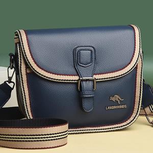 JINBAOSEN BAG Belt Flap Bag High Quality Leather Canvas Shoulder Bags for Women 2023 New Ladies Crossbody Bag Luxury Brand Designer Handbags
