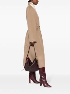 Lanvin Melodie leather shoulder bag - Paars