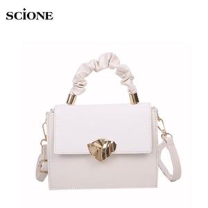 SCIONE Summer Small Fresh Bag Women Bag New Chain Small Square Bag All-match Solid Color Messenger Bag