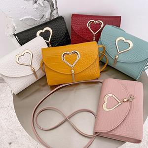 Lovely Home For Family Fashion Mini Ladies One Shoulder Messenger Bag PU Lipstick Mobile Phone Small Square Bag