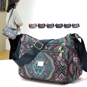 RUWB BAGS Fashion Flower Pattern Design Ladies Shoulder Bag New Women's Travel Bag High Quality Leather Women Messenger Bags Bolso Mujer