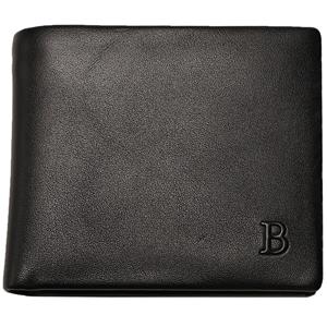 Baborry 100% Genuine Leather Wallet Men New Brand Purses for men Black Bifold Wallet